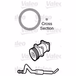 Joint d'étanchéité, tuyau de liquide de refroidissement VALEO 509748