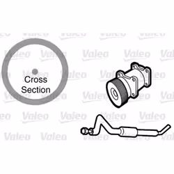 Joint d'étanchéité, tuyau de liquide de refroidissement VALEO 509765