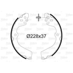 Machoire de frein Nissan pathfinder (r50) - VALEO - 564195