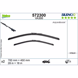 Balais d'essuie-glace plats VALEO VAL572300