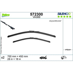 Balais d'essuie-glace plats VALEO VAL572300