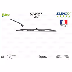 Balai d'essuie-glace VALEO 574127, Silencio VR2, 400mm, Arrière, 1 pièce - Vue supplémentaire 5