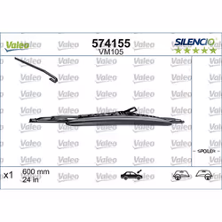 Balai d'essuie-glace VALEO 574155, Silencio VM105, 600mm, Avant, 1 pièce - Vue supplémentaire 4