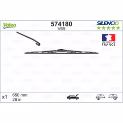 Balai d'essuie-glace VALEO 574180, Silencio V65, 650mm, Avant, 1 pièce - Vue supplémentaire 5