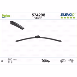 Balai d'essuie-glace VALEO 574298, Silencio Xtrm VR261, 280mm, Arrière, 1 pièce - Vue supplémentaire 4