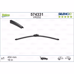Balai d'essuie-glace VALEO 574331, Silencio Xtrm VR252, 404mm, Arrière, 1 pièce - Vue supplémentaire 4