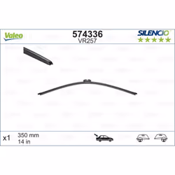 Balai d'essuie-glace VALEO 574336, Silencio Xtrm VR257, 350mm, Arrière, 1 pièce - Vue supplémentaire 4
