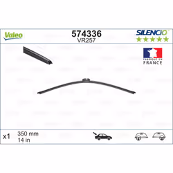 Balai d'essuie-glace VALEO 574336, Silencio Xtrm VR257, 350mm, Arrière, 1 pièce - Vue supplémentaire 5