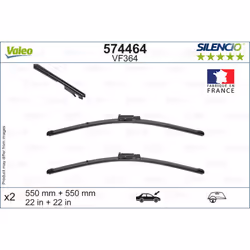 Balai d'essuie-glace VALEO 574464, Silencio Xtrm VF364, 550mm, Avant, 2 pièce - Vue supplémentaire 5