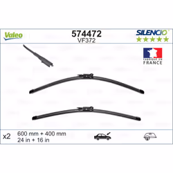 Balai d'essuie-glace VALEO 574472, Silencio Xtrm VF372, 600+400mm, 2 pièce - Vue supplémentaire 5