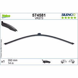 Balai d'essuie-glace VALEO 574581, Silencio Xtrm VR273, 350mm, Arrière, 1 pièce - Vue supplémentaire 4