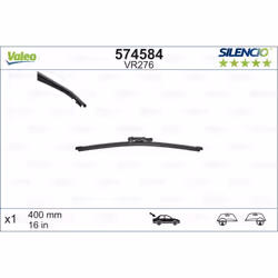 Balai d'essuie-glace VALEO 574584, Silencio Xtrm VR276, 400mm, Arrière, 1 pièce - Vue supplémentaire 4