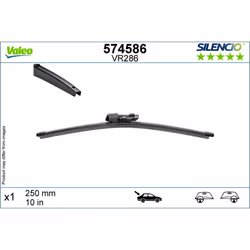 Balais d'essuie-glace plats VALEO VAL574586