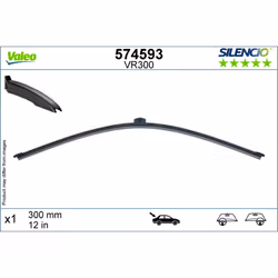 Balai d'essuie-glace VALEO 574593, Silencio, 285mm, Arrière, 1 pièce