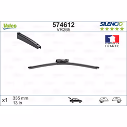 Balai d'essuie-glace VALEO 574612, Silencio Xtrm VR265, 335mm, Arrière, 1 pièce - Vue supplémentaire 5