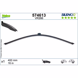 Balai d'essuie-glace VALEO 574613, Silencio Xtrm VR266, 400mm, Arrière, 1 pièce - Vue supplémentaire 4