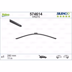 Balai d'essuie-glace VALEO 574614, Silencio Xtrm VR270, 280mm, Arrière, 1 pièce - Vue supplémentaire 4