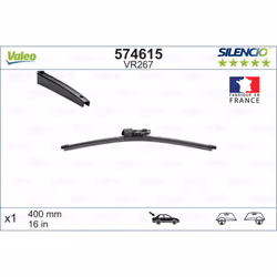 Balai d'essuie-glace VALEO 574615, Silencio Xtrm VR267, 400mm, Arrière, 1 pièce - Vue supplémentaire 5