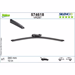 Balais d'essuie-glace plats VALEO VAL574618