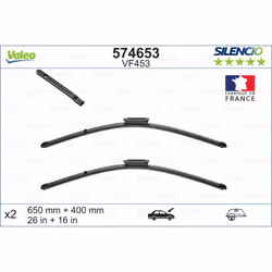 Balai d'essuie-glace VALEO 574653, Silencio Xtrm VF453, 650+400mm, 2 pièce - Vue supplémentaire 5