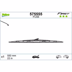 Balai d'essuie-glace VALEO 575555, First Blade VF55, 550mm, Avant, 1 pièce - Vue supplémentaire 5