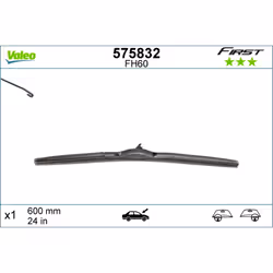 Balai d'essuie-glace VALEO 575832, First Blade VFH60, 600mm, Avant, 1 pièce - Vue supplémentaire 4