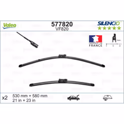 Balai d'essuie-glace VALEO 577820, Silencio VF820, 580+530mm, Avant, 2 pièce - Vue supplémentaire 5
