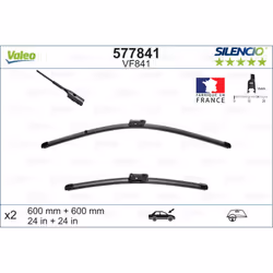 Balai d'essuie-glace VALEO 577841, Silencio VF841, 600mm, Avant, 2 pièce - Vue supplémentaire 5