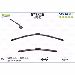 Balai d'essuie-glace VALEO 577845, Silencio Xtrm VF845, 650+400mm, 2 pièce - Vue supplémentaire 4