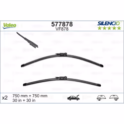 Balai d'essuie-glace VALEO 577878, Silencio VF878, 750mm, Avant, 2 pièce - Vue supplémentaire 4