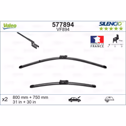 Balai d'essuie-glace VALEO 577894, Silencio VF894, 800+750mm, Avant, 2 pièce - Vue supplémentaire 5