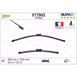 Balai d'essuie-glace VALEO 577902, Silencio VF902, 550+500mm, Avant, 2 pièce - Vue supplémentaire 5