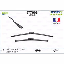 Balai d'essuie-glace VALEO 577906, Silencio Xtrm VF906, 550+400mm, 2 pièce - Vue supplémentaire 5