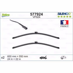 Balai d'essuie-glace VALEO 577924, Silencio Xtrm VF924, 600+550mm, 2 pièce - Vue supplémentaire 5