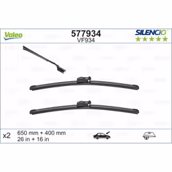 Balai d'essuie-glace VALEO 577934, Silencio Xtrm VF934, 650+400mm, 2 pièce - Vue supplémentaire 4