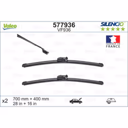 Balai d'essuie-glace VALEO 577936, Silencio Xtrm VF936, 700+400mm, 2 pièce - Vue supplémentaire 5