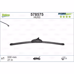 Balai d'essuie-glace VALEO 578575, HydroConnect HU53, 530mm, Avant, 1 pièce - Vue supplémentaire 4