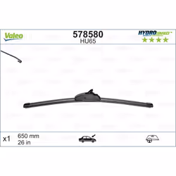 Balai d'essuie-glace VALEO 578580, HydroConnect Hu65, 650mm, Avant, 1 pièce - Vue supplémentaire 4