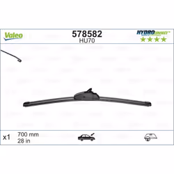 Balai d'essuie-glace VALEO 578582, HydroConnect Hu70, 700mm, Avant, 1 pièce - Vue supplémentaire 4