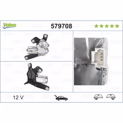 Moteur d'essuie-glace VALEO 579708 - Vue supplémentaire 4