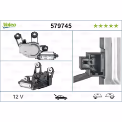 Moteur d'essuie-glace VALEO 579745