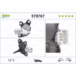 Moteur d'essuie-glace VALEO 579767