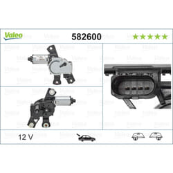 Moteur d'essuie-glace VALEO 582600