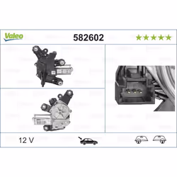 Moteur d'essuie-glace VALEO 582602