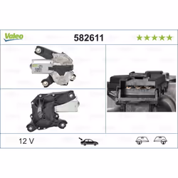 Moteur d'essuie-glace VALEO 582611