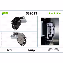 Moteur d'essuie-glace VALEO 582613