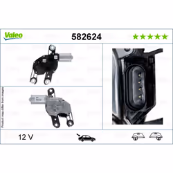 Moteur d'essuie-glace VALEO 582624