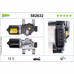 Moteur d'essuie-glace VALEO 582632
