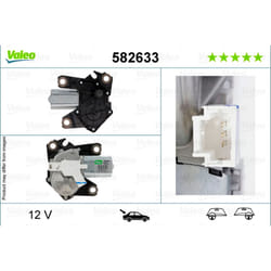 Moteur d'essuie-glace VALEO 582633