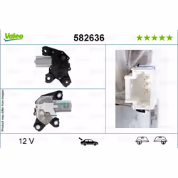 Moteur d'essuie-glace VALEO 582636